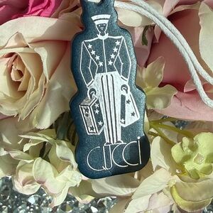 NEW Gucci Navy and White Doorman accessories bag charm